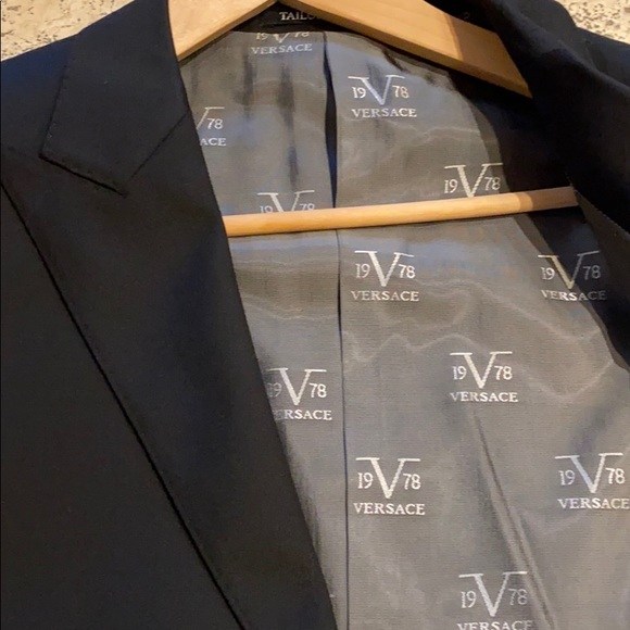 Versace new black blazer